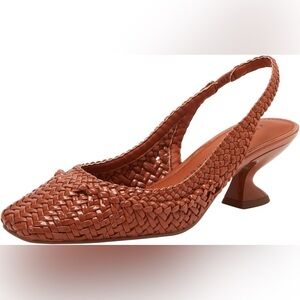 Katy Perry Laterr Woven Sling-Back Pump EUC